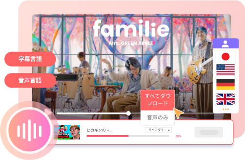 様々なオーディオオプション