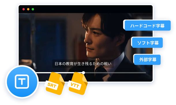 字幕や音声設定も自由にカスタマイズ