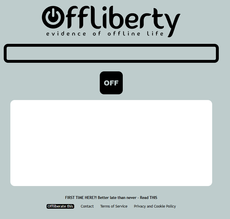 URL 貼り付け ダウンロード Offliberty