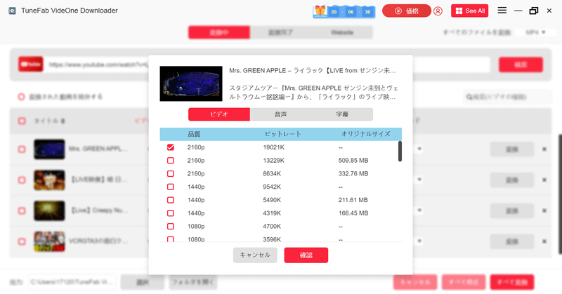 動画 ダウンロード 設定