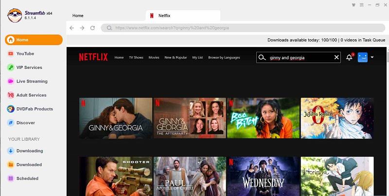 StreamFab Netflix ダウンローダー