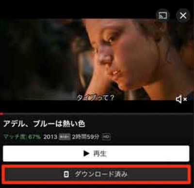 Netflix公式アプリで動画を保存して見る